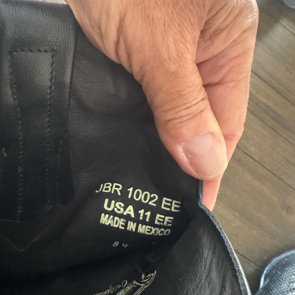 J.B. Dillon Charcoal Snakeskin Men's Boots - Picture 5 of 6